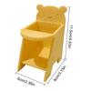 Built-in Dish Mini Pet Dining Seat Mini Small Pet Seat New Hamster Dining Chair  Small Rat Cage