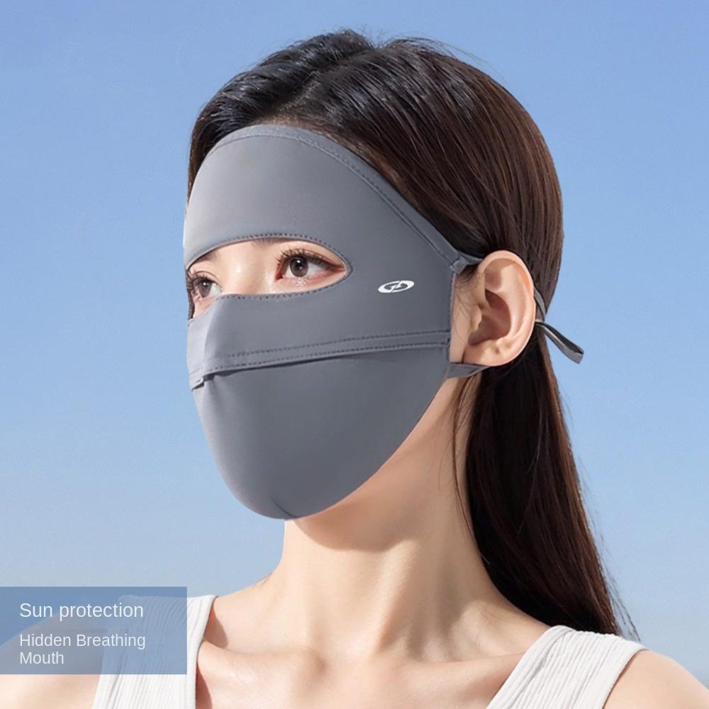 Summer Sunscreen Mask Sunscreen Face Scarf Face Gini Mask Elastic Face Cover  Riding