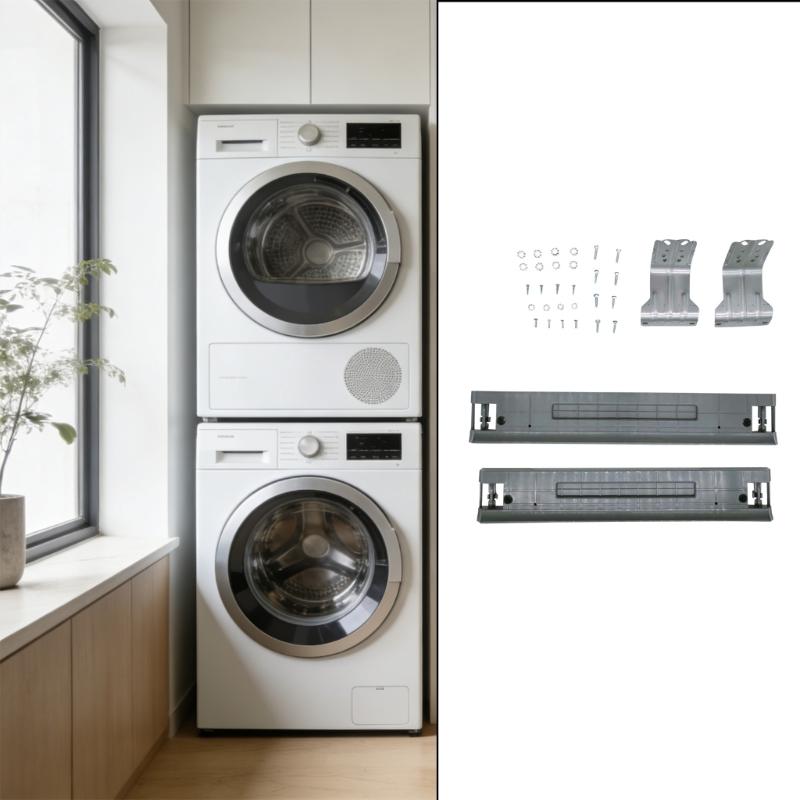 Space Optimizing Piling Set Direct current Most 27 Foot Wide Front Load Washer Dryer Twosomes for Easy Installation