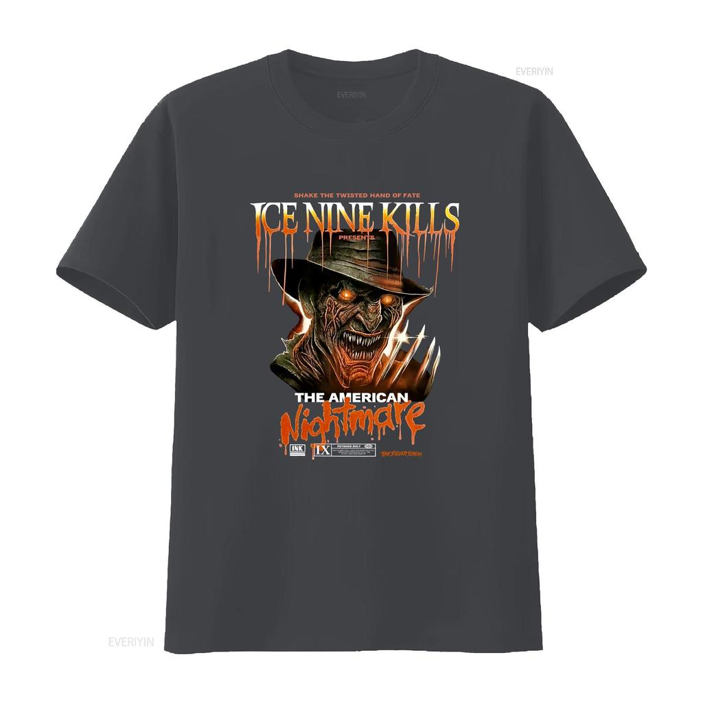 The American Nightmare Ice Nine Kills Rock Band 2023 T shirt Heavy cotton vintage Washed Casual Soft Stylish Breathable