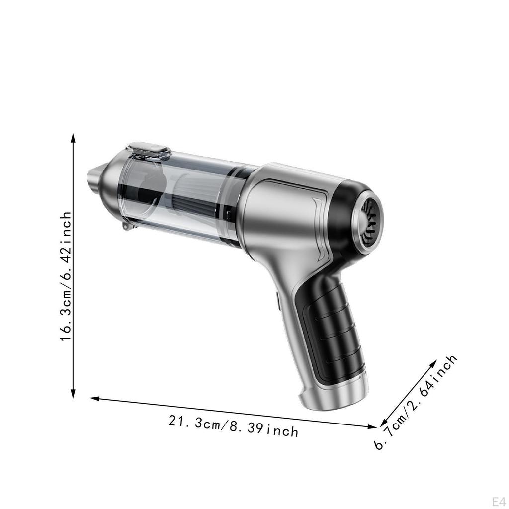 Автомобильный пылесос ручной беспроводной для авто и бытового использования