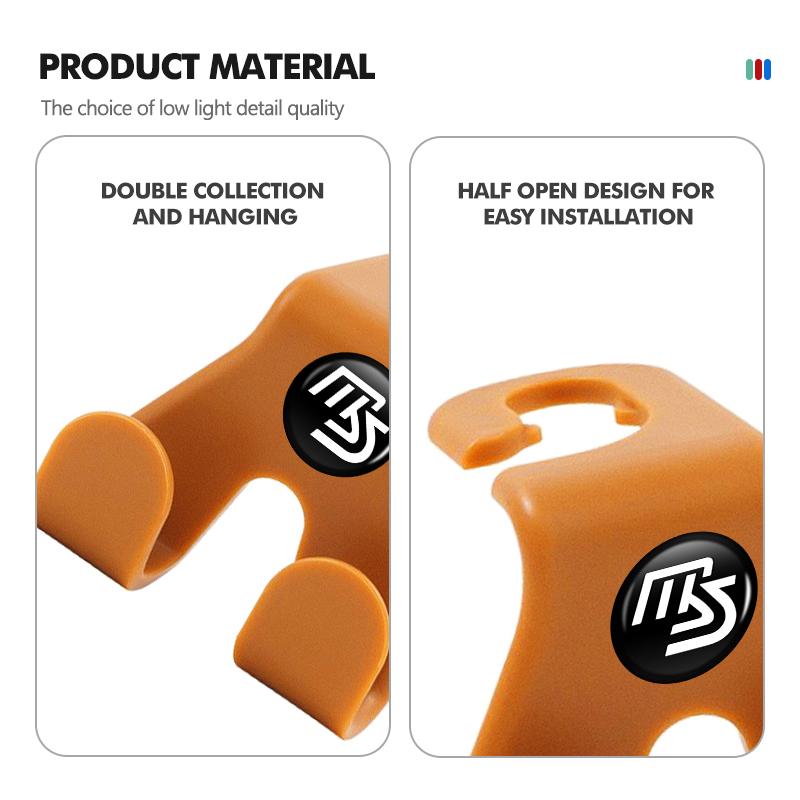 For Mazda Car Logo Seat Back Hooks Headrest Hanger Clip Double Hooks Interior Accessories 3 6 CX3 CX-3 CX-5 CX5 CX8 CX 9 Axela NG4