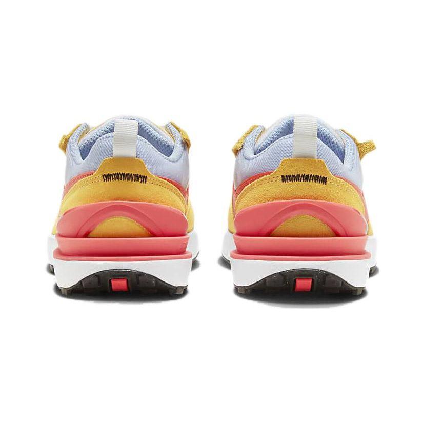 Nike Waffle One BP Нескользящие Амортизирующие Низкие Повседневные Кроссовки Детские Кроссовки Красно-Оранжевые Серые DC0480-700