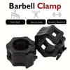 1 Pair of Barbell Clips Can Quickly Release The Barbell Lock Dumbbell Bar Clip and Weight Lifting Plate Collar Clip for Fitness Training.