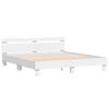 Maison Exclusive - Cadre de lit sans matelas blanc 160x200 cm