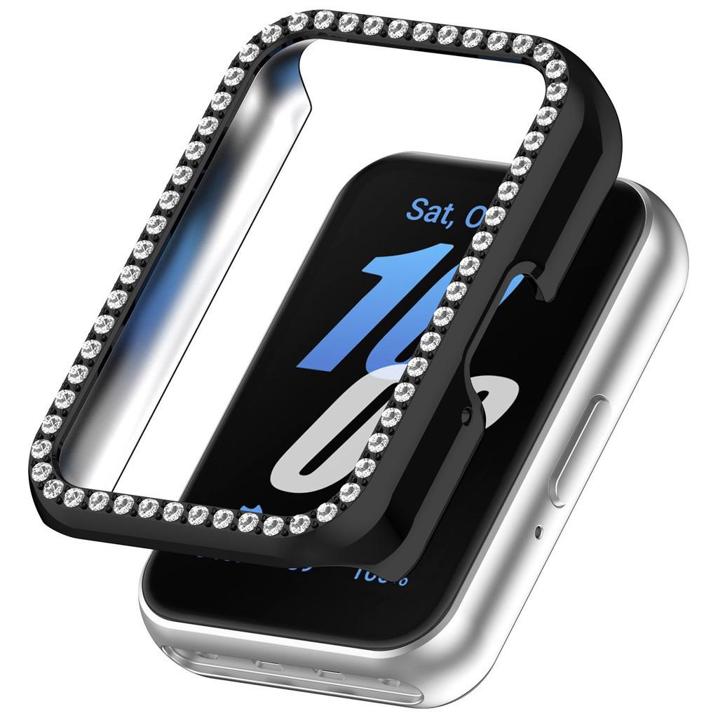 Защитный чехол с бриллиантами для Samsung Galaxy Fit 3, защитная полая крышка для ПК, чехол для Galaxy Fit3, модные аксессуары