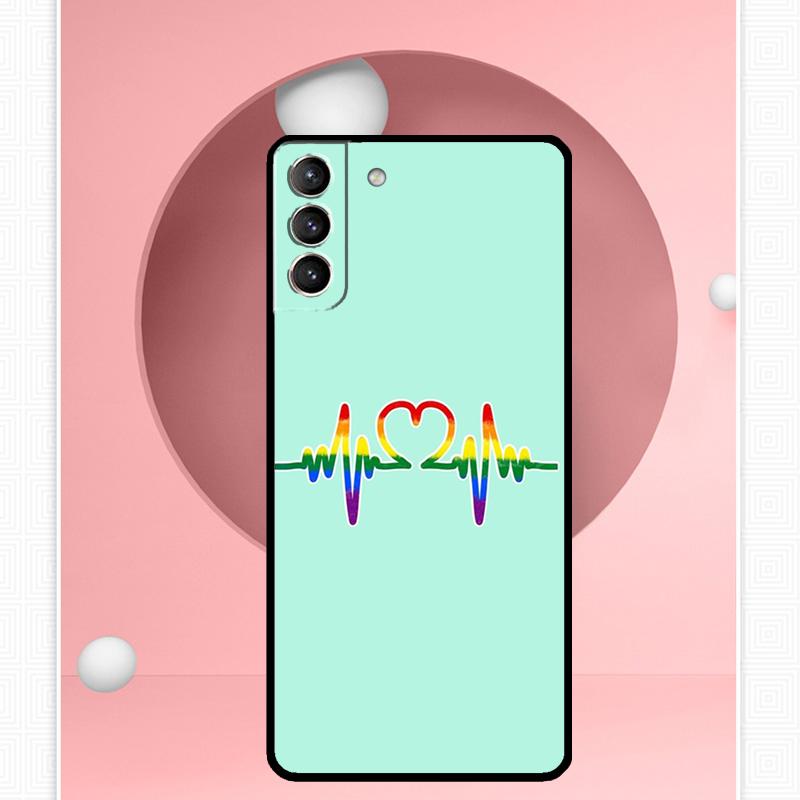 Чехол Gay Lesbian LGBT Rainbow Pride для Samsung Galaxy S24 S23 Ultra S22 S20 FE S21 FE Note 10 20 S8 S9 S10 Plus