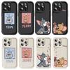 Чехол E-6 Tom and Jerry для iPhone 15 14 13 12 8 Plus Samsung S24 S23 Ultra A04S A05S Huawei P40 P50 P60 Nova 11 Pro Max OPPO A17K Reno 10