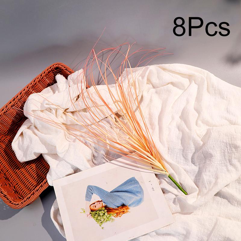 8шт реалистичные устойчивые к ультрафиолетовому излучению 50см искусственные тростниковые травы искусственные кустарники искусственная зелень