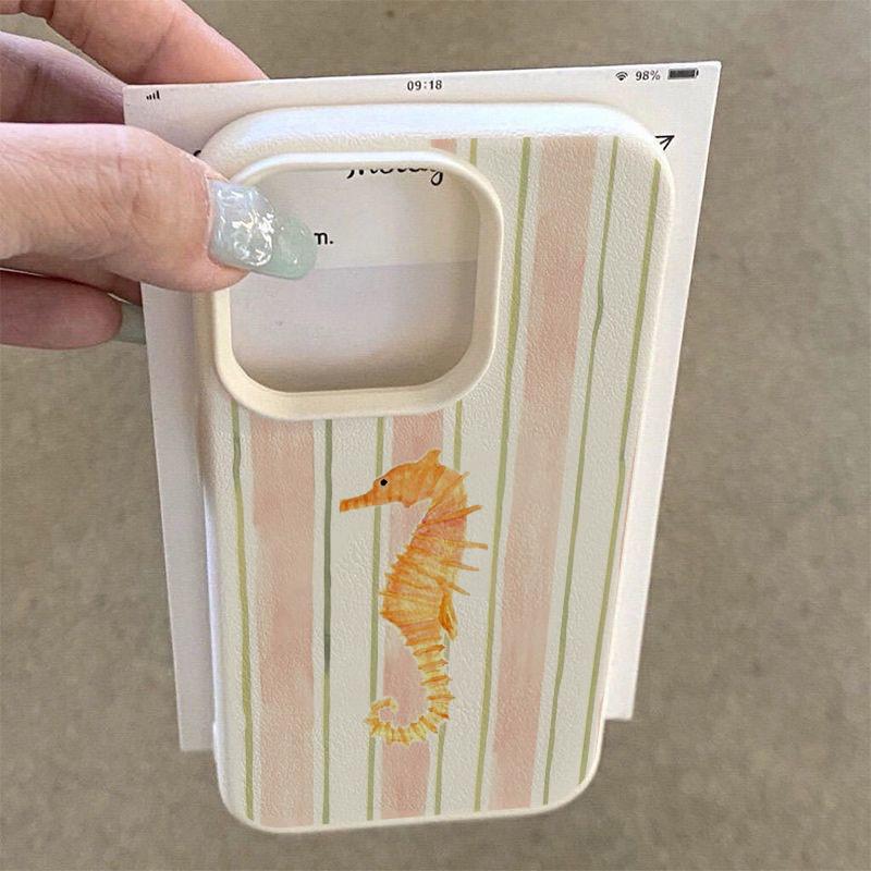 Phone Case For iPhone 17 16 15 14 13 12 11 Pro Max XS XR Plus 17 Air 16 17 Pro Soft Cover Cute Hamster Floral Green Plaid Design