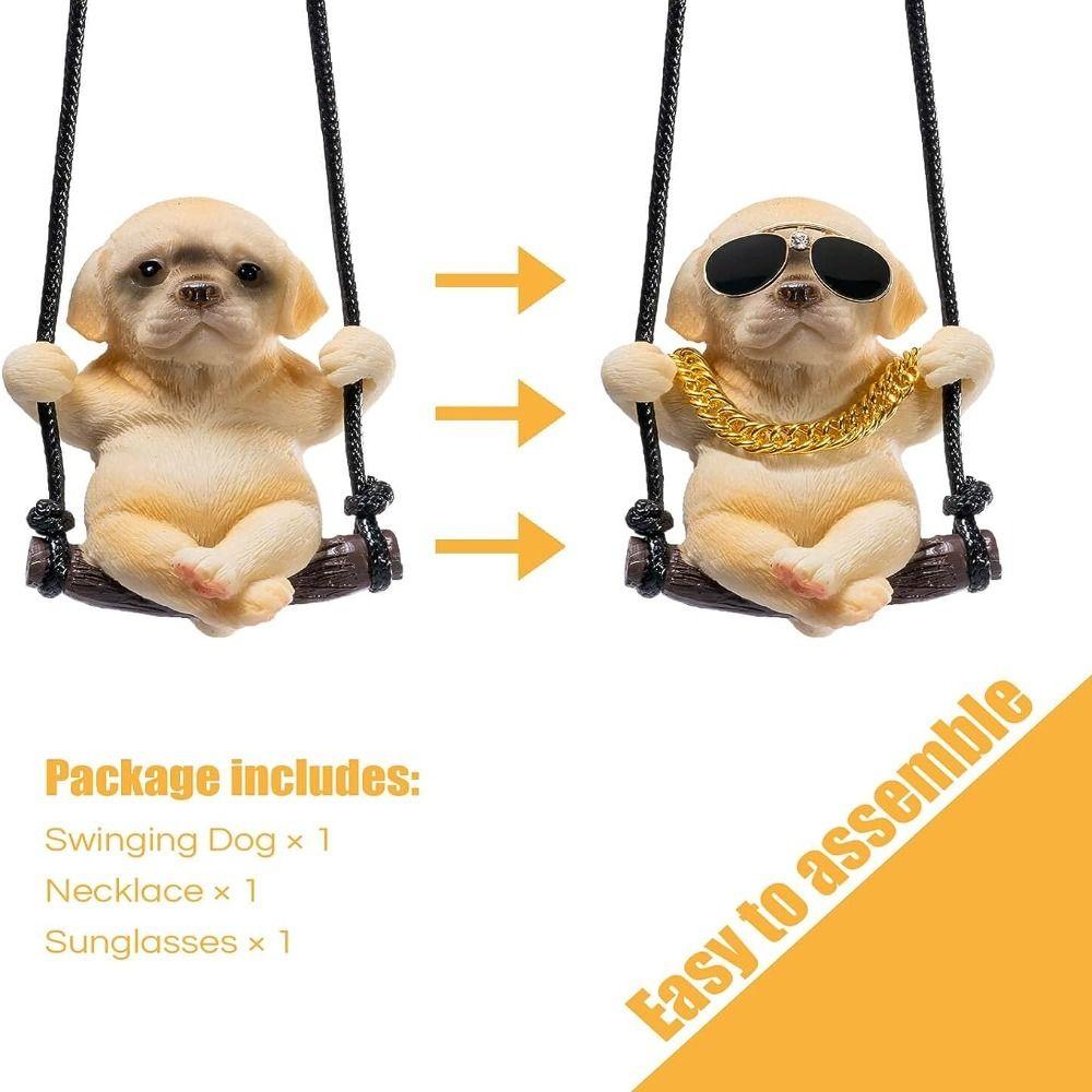 Decoration Auto Interior Accessories Swing Dog Car Hanging Creative Car Pendant  Gift