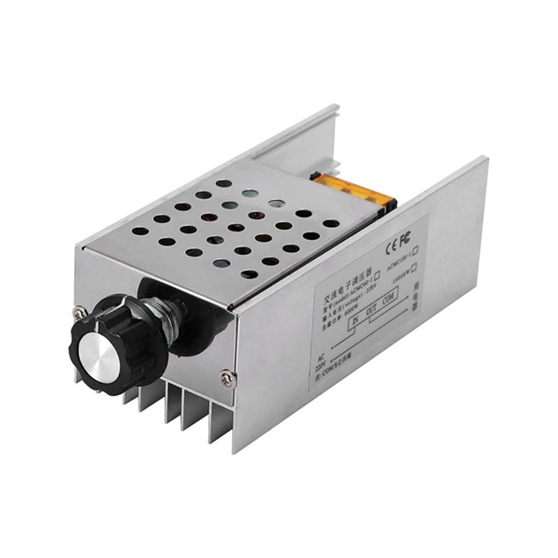 A96I-AC 220V 6000W SCR Регулятор напряжения Контроллер Электронный диммер Термостат Регулировка скорости Форма с корпусом