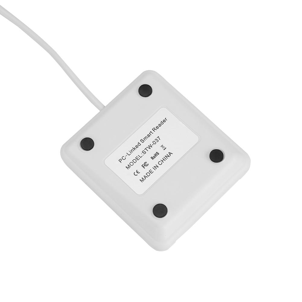 Белый портативный USB полноскоростной смарт-считыватель чипов IC мобильный банк считыватели кредитных карт