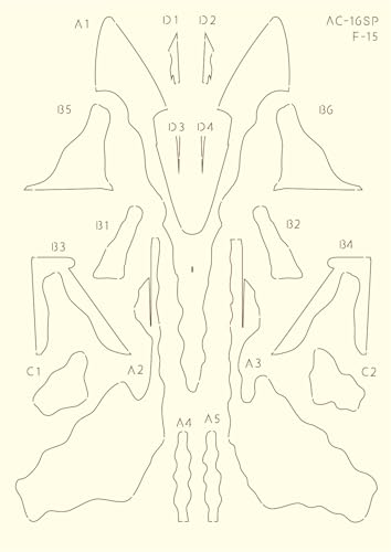 PLATZ Масштаб 1/72 Основной истребитель Воздушных сил самообороны F-15J Eagle Пластиковый набор для сборки AC-16SP с листом камуфляжного рисунка