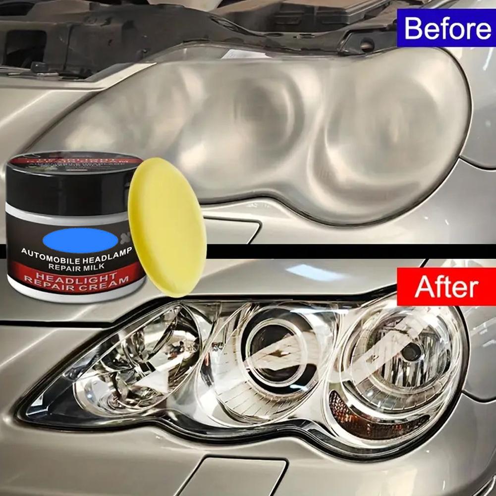Наборы для полировки и восстановления фар автомобиля Удаление царапин с фар Ремонт Очищающая паста Удаление окисления Полироль для фар Лосьон