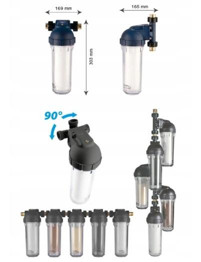 Dafi drinking water filter housing with key