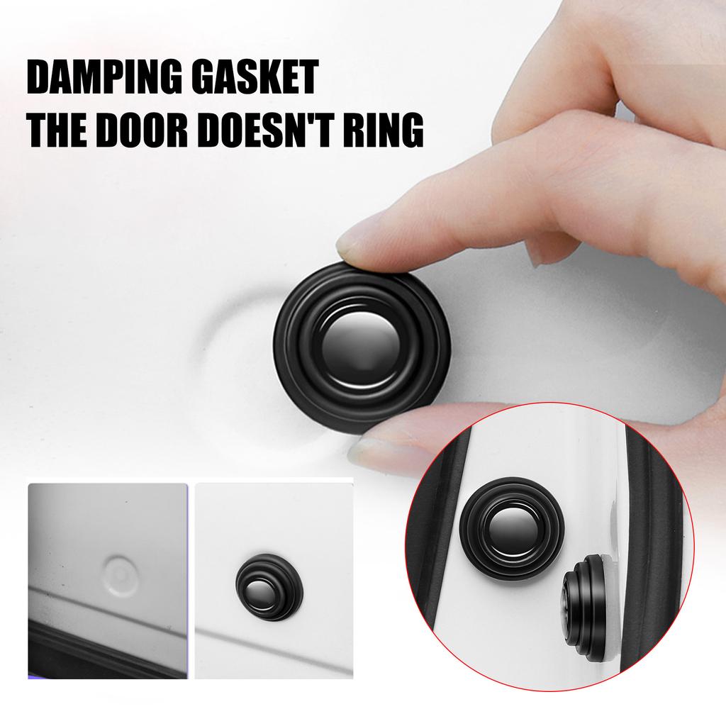 10pcs Silicone Car Door Shock Stickers Absorber Shock Pad Switch Buffer Shock Absorber Automotive Exterior Accessories Decors