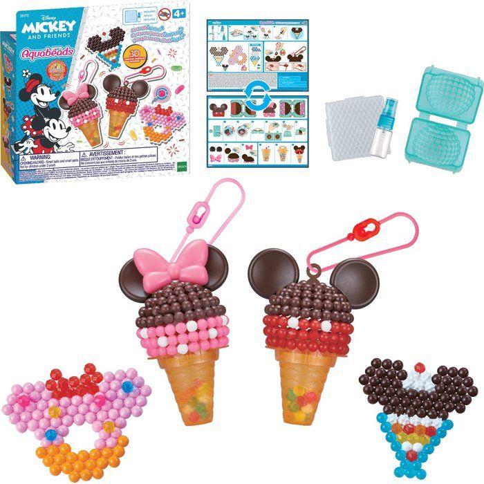 Le coffret des glaces Mickey - Aquabeads - 35170 - Perles qui collent avec de l'eau, loisir créatif pour enfant