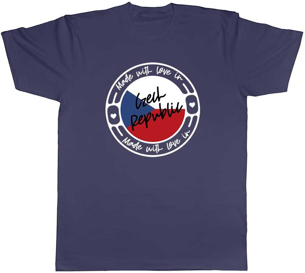 Made With Love In Czech Republic Unisexs Unisex TShirt Tee