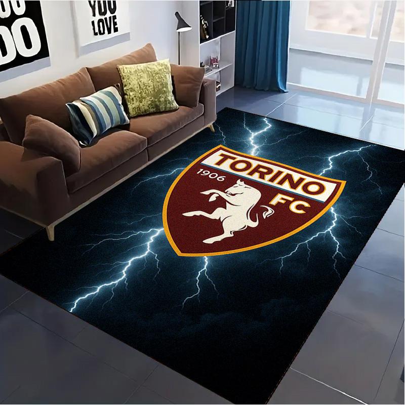 Torino Fc Carpet Rug for Living Room Bedroom Home Sofa Decoration,Kids play Non-slip Floor Mat