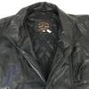 SUNVALLEY Genuine Leather Jacket Blouson Outer Coat Men's Free Black(USED)