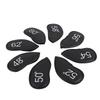 8PCS Wedge Irons Club Head Cover PU Leather Club Iron Headcover 48 degrees  50 degrees  52 degrees  54 degrees  56