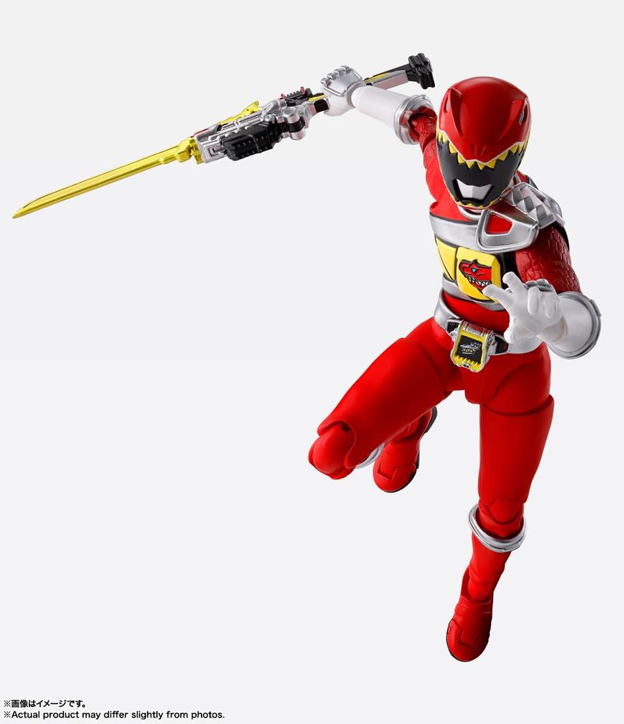 TAMASHII NATIONS Zyuden Sentai Kyoryuger Kyoryu Red 145mm Painted Movable Figure S.H.Figuarts (Shinkocho Seiho) Approx. ABS&PVC