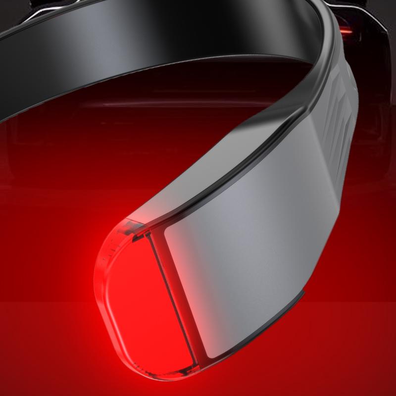 COB LED HeadLamp Type-C USB Rechargeable Headlight Multifunction Light Portable Head Flashlight Lamp Tail White & Red Light