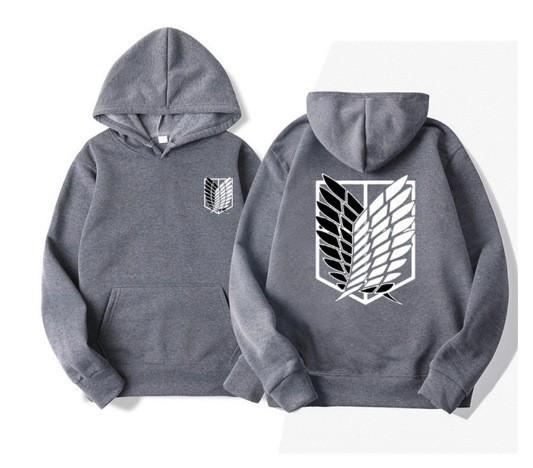 2D Attack Giant Sweater Mikasa Allen Survey Corps Hoodie Sweater Jacket