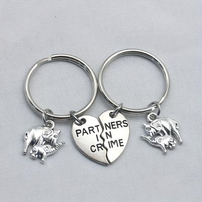 Милый брелок со слоном, одинаковый брелок для ключей в виде животного, кошелек, сумка, рюкзак, ключ от машины, подвеска для друзей, Рождественский подарок