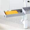 Держатель для губки для крана, кухонная столешница для ванной, полка для хранения полотенец, экономящая место, полка для мочалок