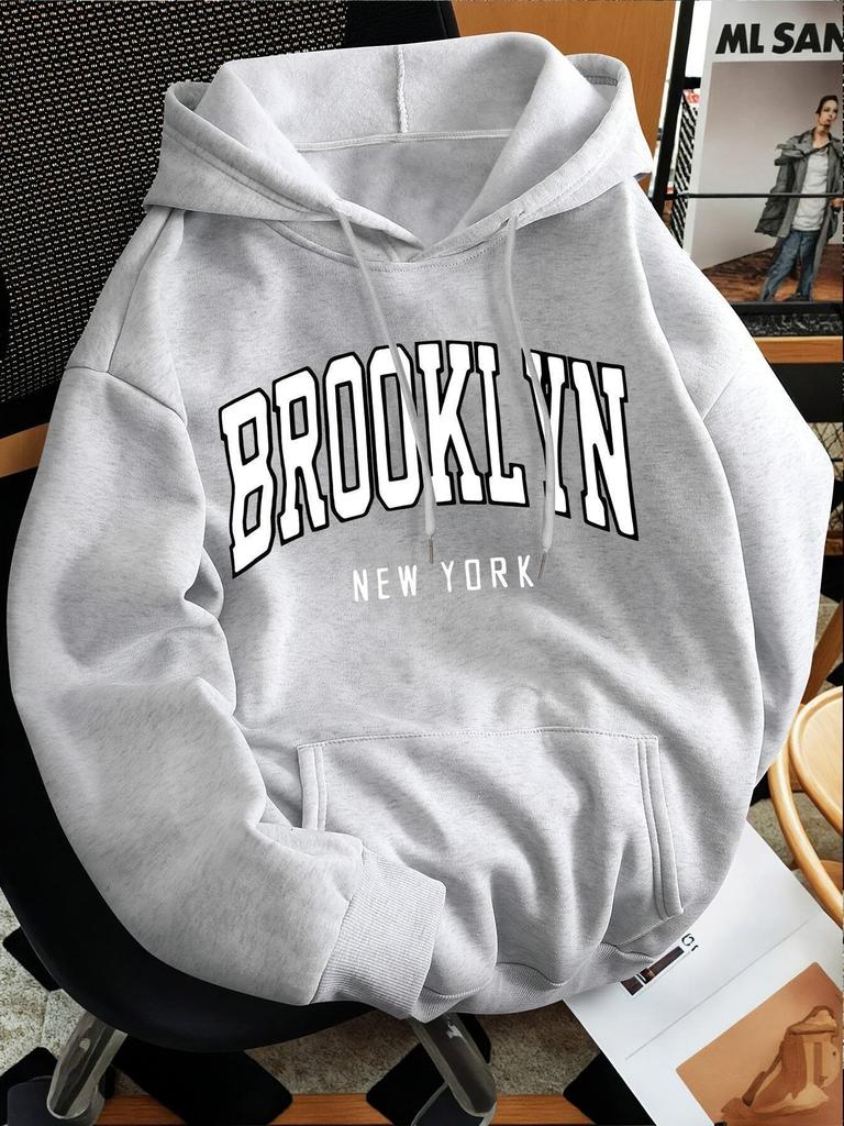 Повседневный свободный худи-свитшот, весна/осень 2025