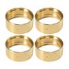 95g Brass 1.9 Inch Beadlock Wheel Weights Internal Clamp Rings for 1/10 RC Rock Crawler SCX10 II 90046 D90 TRX4 Element Enduro