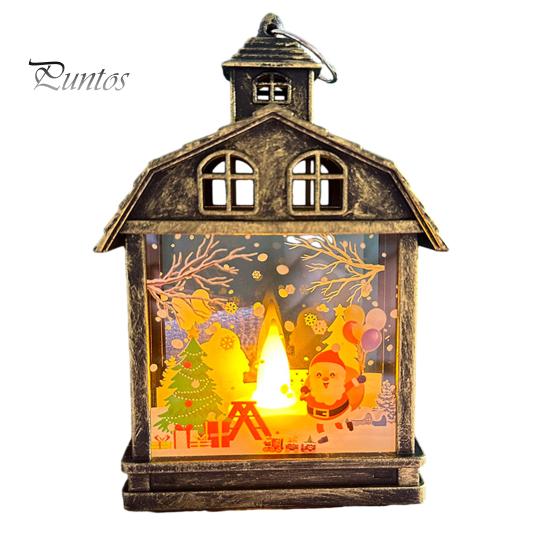 Рождественский Фонарь Снеговик Санта-Клаус Лось Узоры Светодиодные Свечи для Вечерние Домашнего Праздничного Украшения