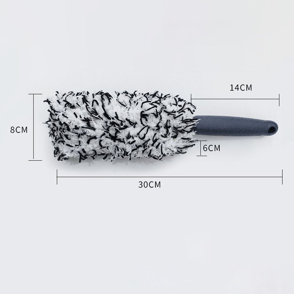 Car Cleaner Tire Rim Cleaning Brush Plush Microfiber Dust Removal Brush New Car Wheel Hub Brush