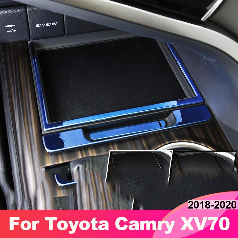Центральная панель управления автомобиля, накладка на панель для Toyota Camry 70 V70 Xv70 2018, аксессуары TRD Atuo