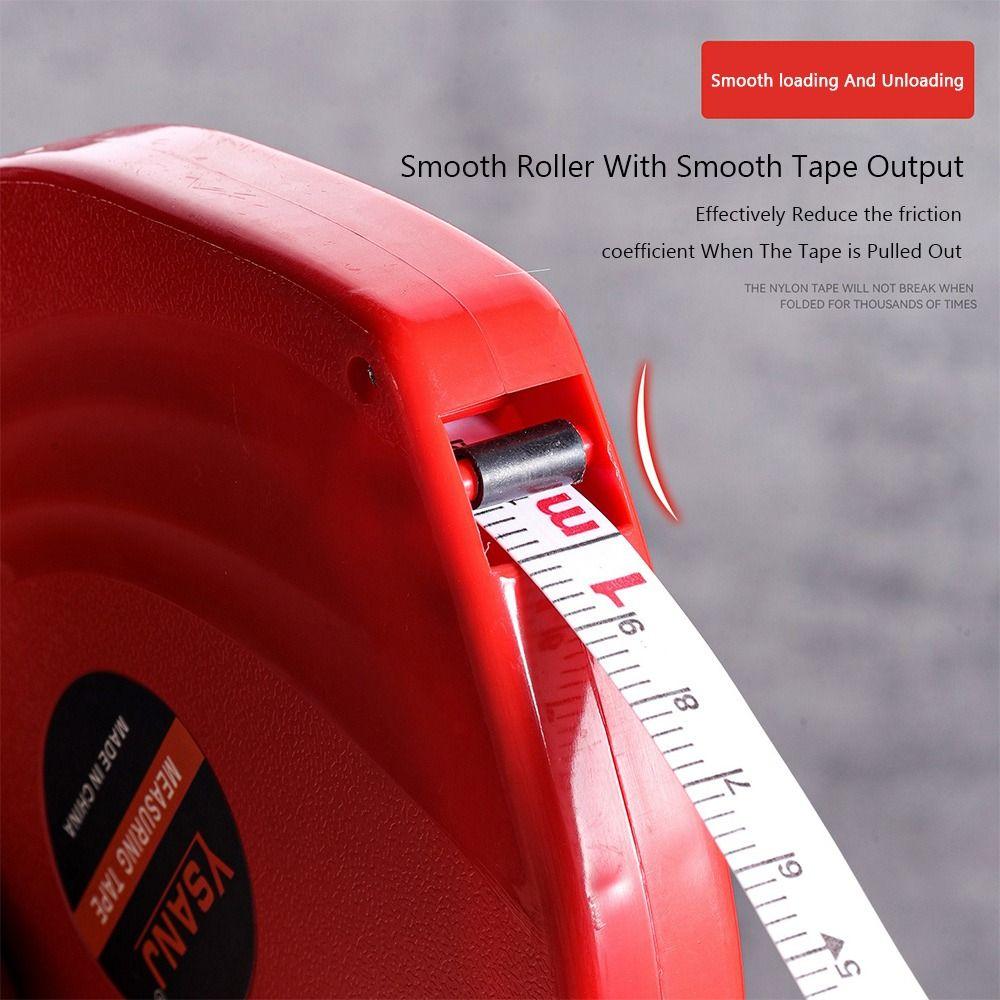 Wear Resistant Measuring Tape 10m 20m 30m 50m Site Measure Tape Daily Measurement