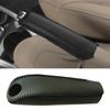 Leather Gears Handbrake Cover Auto Interior Accessories for Kia K2 2011 2012 2013 2014 2015 2016 Handle Sleeve Car Accessories