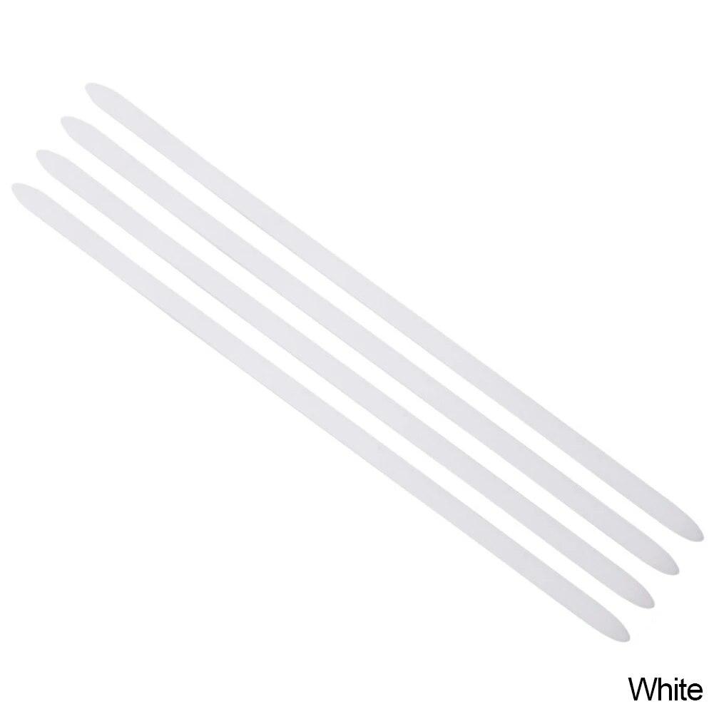 Универсальные защитные полоски для края двери автомобиля, защитная пленка для зеркала заднего вида, резиновая защита переднего и заднего бампера, защита от царапин, белый, черный