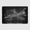 F16 Figh Metal Sign Cinema Living Room Party Designing Wall Decor Tin Sign Poster
