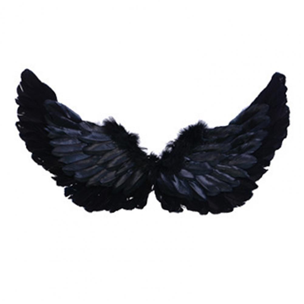 Angel Feather Wings with Elastic Straps Lightweight Costume Cosplay Wings Photography Props Holloween Party DIY Decorations