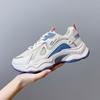 Женская повседневная обувь 2024 Осень Дышащие кроссовки Платформа Белые Массивные Спортивные тренеры Оригинальная Модная Вулканизированная обувь