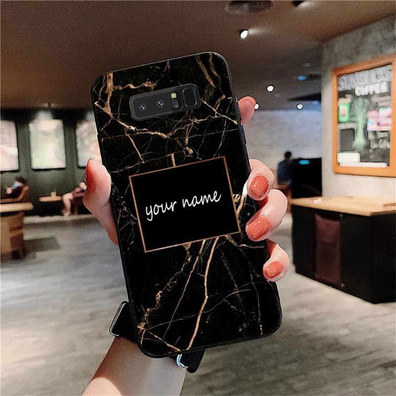 YNDFCNB Art Белый Черный Розовый мраморный чехол для телефона Samsung Note 3 4 5 7 8 9 10 20 pro lite ultra Oppo A9 2020