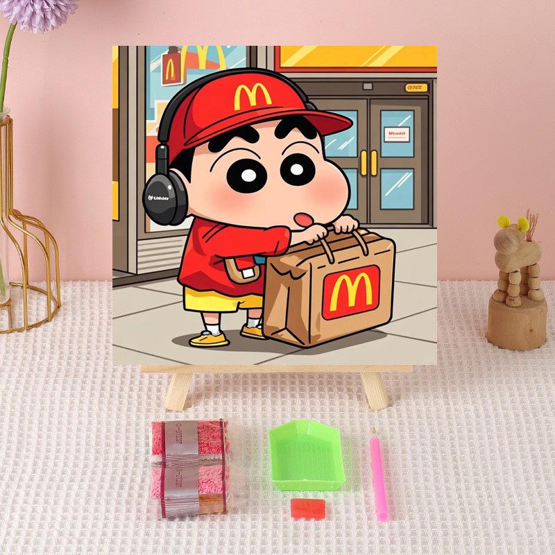 Детский DIY Подрамник для Алмазной Живописи - Мультяшное Декоративное Украшение для Кабинета.