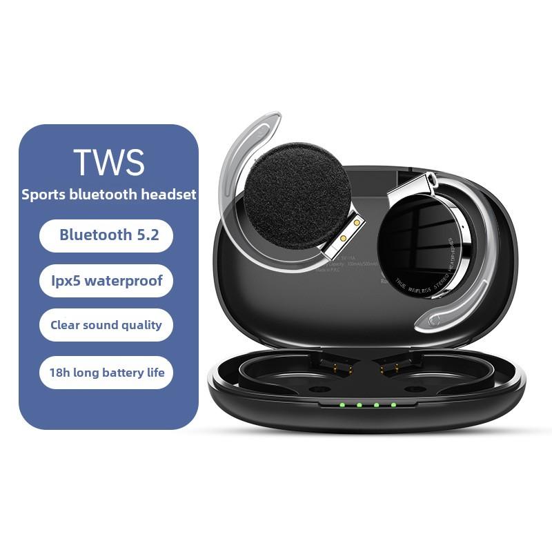 TWS беспроводная спортивная висячая Bluetooth-гарнитура с шумоподавлением 5.2 с низкой задержкой в обоих ушах