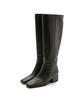 Square Long Boots FWGS234310 BLK [FRAY I.D.]