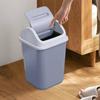 Lid Type Trash Can, Large-capacity Plastic Trash Can For Household Toilets, Living Rooms, Kitchens And Bedrooms.