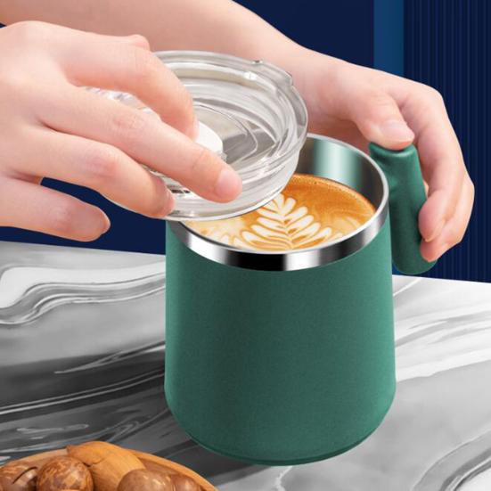 Отличная кружка для воды на 400 мл с двойными стенками, легко моется для питья