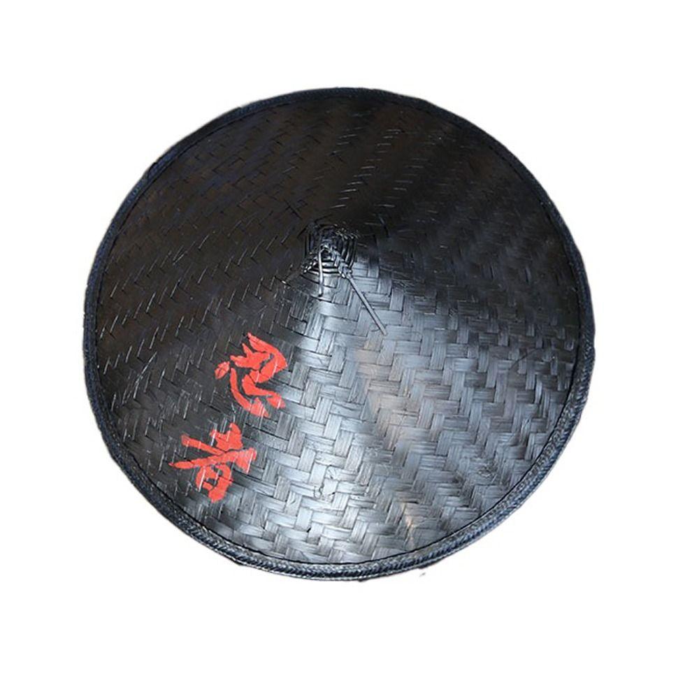 Cosplay Hats Bucket Hats Tourism Rain Caps Bamboo Rattan Hats Men Fisherman Hats Ninja Cosplay Hats