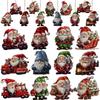 36-Piece Handmade Walnut Cracker Christmas Ornament Set - Ideal for Holiday Gifts & Tree Decoration